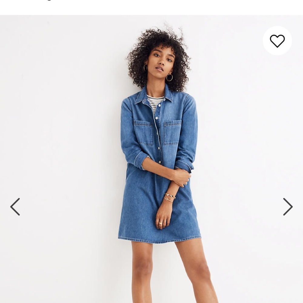 XXL Madewell Denim Dress